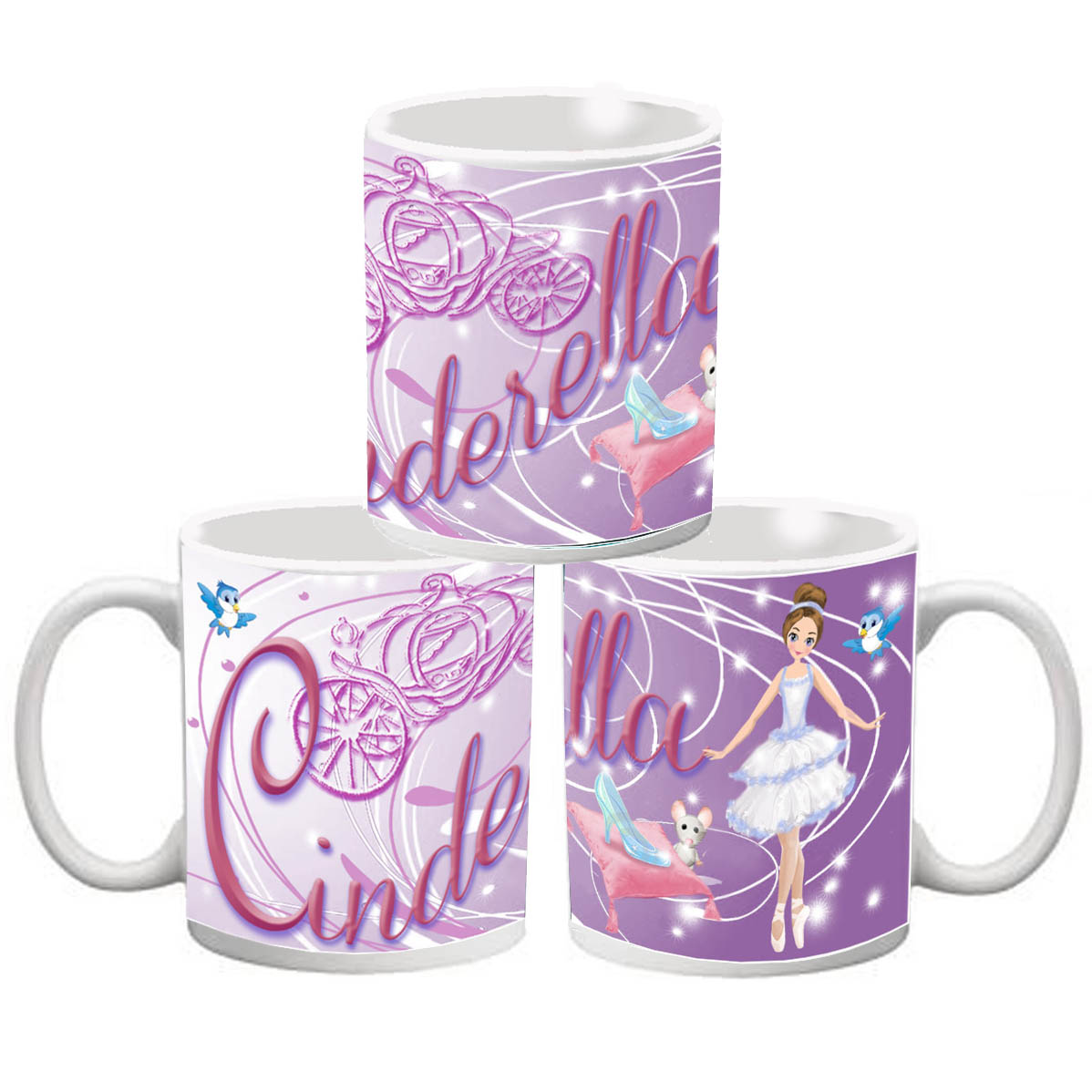 Nutcracker Ballet Mug CINDERW Cinderella Ballet Wrap Design